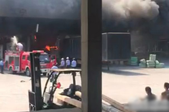 廣州八方物流園火災(zāi)原因系短路引燃貨物